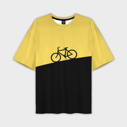 Бегущий за велосипедом – Мужская футболка oversize 3D с принтом купить со скидкой в -50%