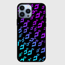 JoJo`s Bizarre Adventure neon pattern неон узор – Чехол для iPhone 13 Pro Max с принтом купить