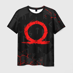 God of war Cratos logo – Мужская футболка 3D с принтом купить со скидкой в -26%
