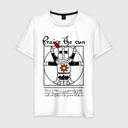 Dark Souls - Praise the Sun! – Мужская футболка хлопок с принтом купить со скидкой в -20%
