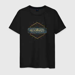 Hogwarts Legacy логотип с лучами – Мужская футболка хлопок с принтом купить со скидкой в -20%