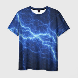 Разряд электричества  – Мужская футболка 3D с принтом купить со скидкой в -31%