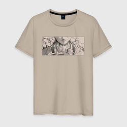 Sasageyo attack on titan – Мужская футболка хлопок с принтом купить со скидкой в -20%