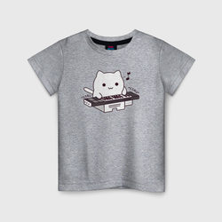 Аниме Бонго кот – Детская футболка хлопок с принтом купить со скидкой в -20%