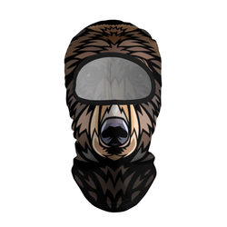 Медведь в этническом стиле – Балаклава 3D с принтом купить