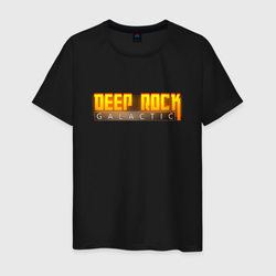 Deep Rock Galactic logo – Мужская футболка хлопок с принтом купить со скидкой в -20%
