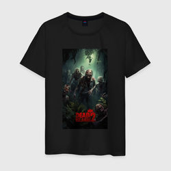 Зомби на острове – Мужская футболка хлопок с принтом купить со скидкой в -20%