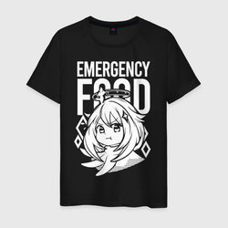 Emergency food Paimon – Светящаяся мужская футболка с принтом купить со скидкой в -20%