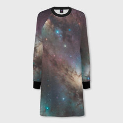 Бескрайняя Вселенная – Женское платье-свитшот 3D с принтом купить