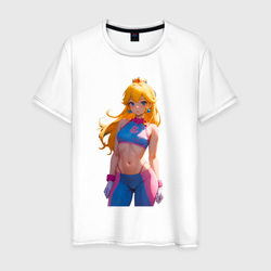 Принцесса Пичес - Марио – Мужская футболка хлопок с принтом купить со скидкой в -20%