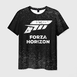 Forza Horizon с потертостями на темном фоне – Мужская футболка 3D с принтом купить со скидкой в -26%