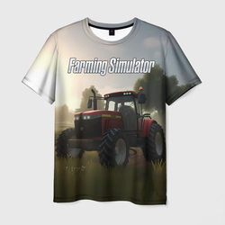 Farming Simulator - Красный трактор – Мужская футболка 3D с принтом купить со скидкой в -26%
