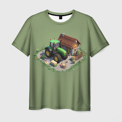 Farming Simulator - Изометрия – Мужская футболка 3D с принтом купить со скидкой в -26%