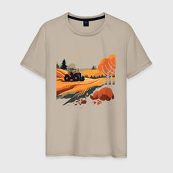 Farming Simulator - Осень – Мужская футболка хлопок с принтом купить со скидкой в -20%