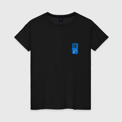Игровая консоль Тетрис - мини – Женская футболка хлопок с принтом купить со скидкой в -20%