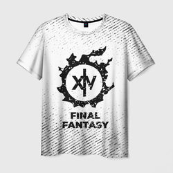 Final Fantasy с потертостями на светлом фоне – Мужская футболка 3D с принтом купить со скидкой в -26%