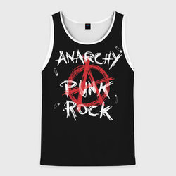 Анархия - панк рок – Мужская майка 3D с принтом купить
