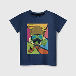 Боевая Свинка Chicken gun – Детская футболка хлопок с принтом купить со скидкой в -20%