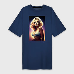 Мэрилин Монро в купальнике – Платье-футболка хлопок с принтом купить