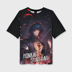 Honkai Blade – Женская футболка oversize 3D с принтом купить