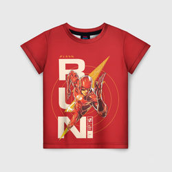 The Flash run – Детская футболка 3D с принтом купить со скидкой в -44%