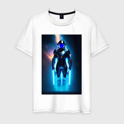 Робо астронавт – Мужская футболка хлопок с принтом купить со скидкой в -20%