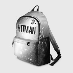 Hitman glitch на светлом фоне: символ сверху – Рюкзак 3D с принтом купить