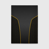 Обложка с принтом Renault — неоновый желтый для любого человека, вид сзади №1. Цвет основы: красный