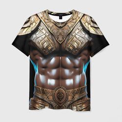 Африканский воин – Мужская футболка 3D с принтом купить со скидкой в -26%