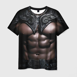 Африканец в черных доспехах – Мужская футболка 3D с принтом купить со скидкой в -26%