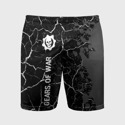Gears of War glitch на темном фоне: по-вертикали – Мужские шорты спортивные с принтом купить