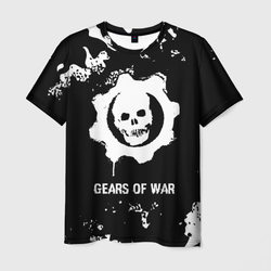 Gears of War glitch на темном фоне – Мужская футболка 3D с принтом купить со скидкой в -26%