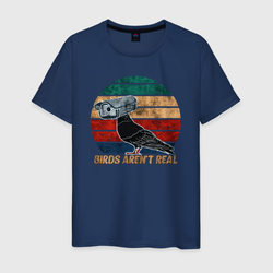 Birds Arent Real – Мужская футболка хлопок с принтом купить со скидкой в -20%