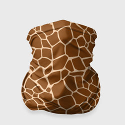 Пятнистая шкура жирафа – Бандана-труба 3D с принтом купить