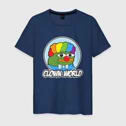 Clown world – Мужская футболка хлопок с принтом купить со скидкой в -20%