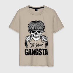 Old school gangsta – Мужская футболка хлопок с принтом купить со скидкой в -20%