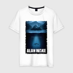 История Алана Вейка – Мужская футболка хлопок с принтом купить со скидкой в -20%