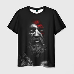 God of war: лицо Кратоса – Мужская футболка 3D с принтом купить со скидкой в -26%