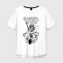 Municipal Waste - a musical disaster – Мужская футболка хлопок Oversize с принтом купить со скидкой в -16%