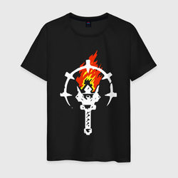 Darkest dungeon logo – Мужская футболка хлопок с принтом купить со скидкой в -20%