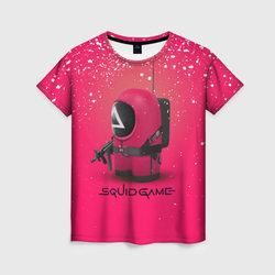 Among Us x Squid Game – Женская футболка 3D с принтом купить со скидкой в -26%