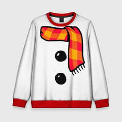Snowman Outfit – Детский свитшот 3D с принтом купить со скидкой в -13%