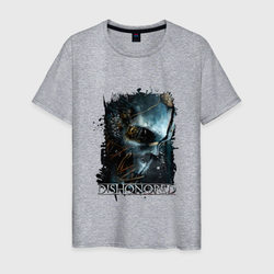 Корво в маске Dishonored – Мужская футболка хлопок с принтом купить со скидкой в -20%
