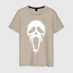Scream - mask – Мужская футболка хлопок с принтом купить со скидкой в -20%