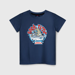 Время купания Годзиллы – Детская футболка хлопок с принтом купить со скидкой в -20%