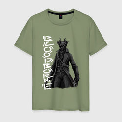 Bloodborne охотник – Мужская футболка хлопок с принтом купить со скидкой в -20%