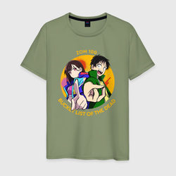 Акира и Сидзука – Мужская футболка хлопок с принтом купить со скидкой в -12%