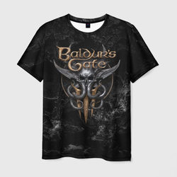 Baldurs Gate 3 Dark logo – Мужская футболка 3D с принтом купить со скидкой в -26%