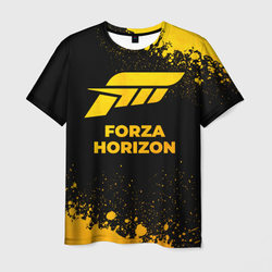 Forza Horizon - gold gradient – Мужская футболка 3D с принтом купить со скидкой в -26%