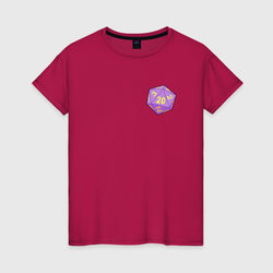 Baldurs Gate 3 D20 – Женская футболка хлопок с принтом купить